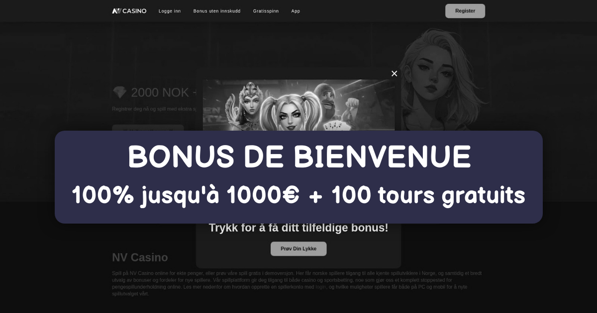 Casino NV: Top Casino en Ligne France